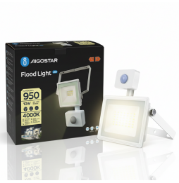 Aigostar Faretto LED 10W 900lm 4000K Sensore...