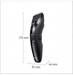 Panasonic ER-GC53-K503 Tagliacapelli Uomo Impermeabile Wireless 19 Regolazioni