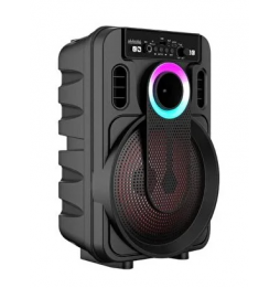 Unico BS9368 BT USB AX Trolley Bluetooth DJ Party Speaker 10W luci LED Microfono
