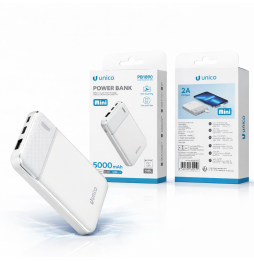 Unico Power Bank Mini 5000mAh 10W Doppia USB...