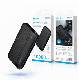 Unico Power Bank 10000mAh 2 Porte USB 1 Porta...