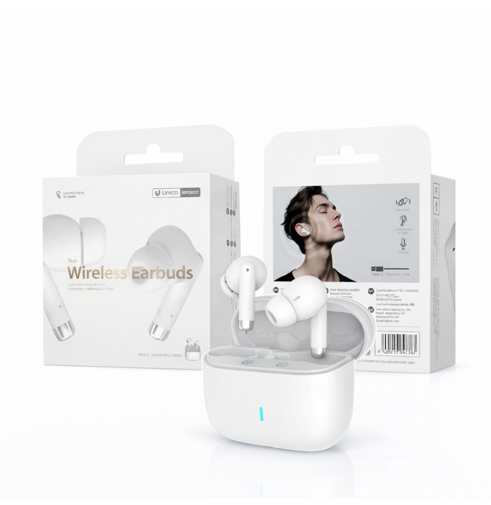 Unico EP2807 Cuffie Auricolari Wireless Bluetooth® 5.3 Sport Iphone Xiaomi Samsung