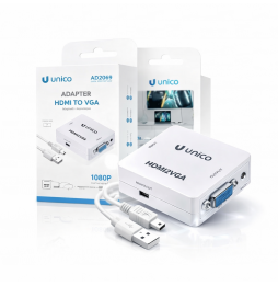 Unico Adattatore Convertitore da HDMI a VGA...