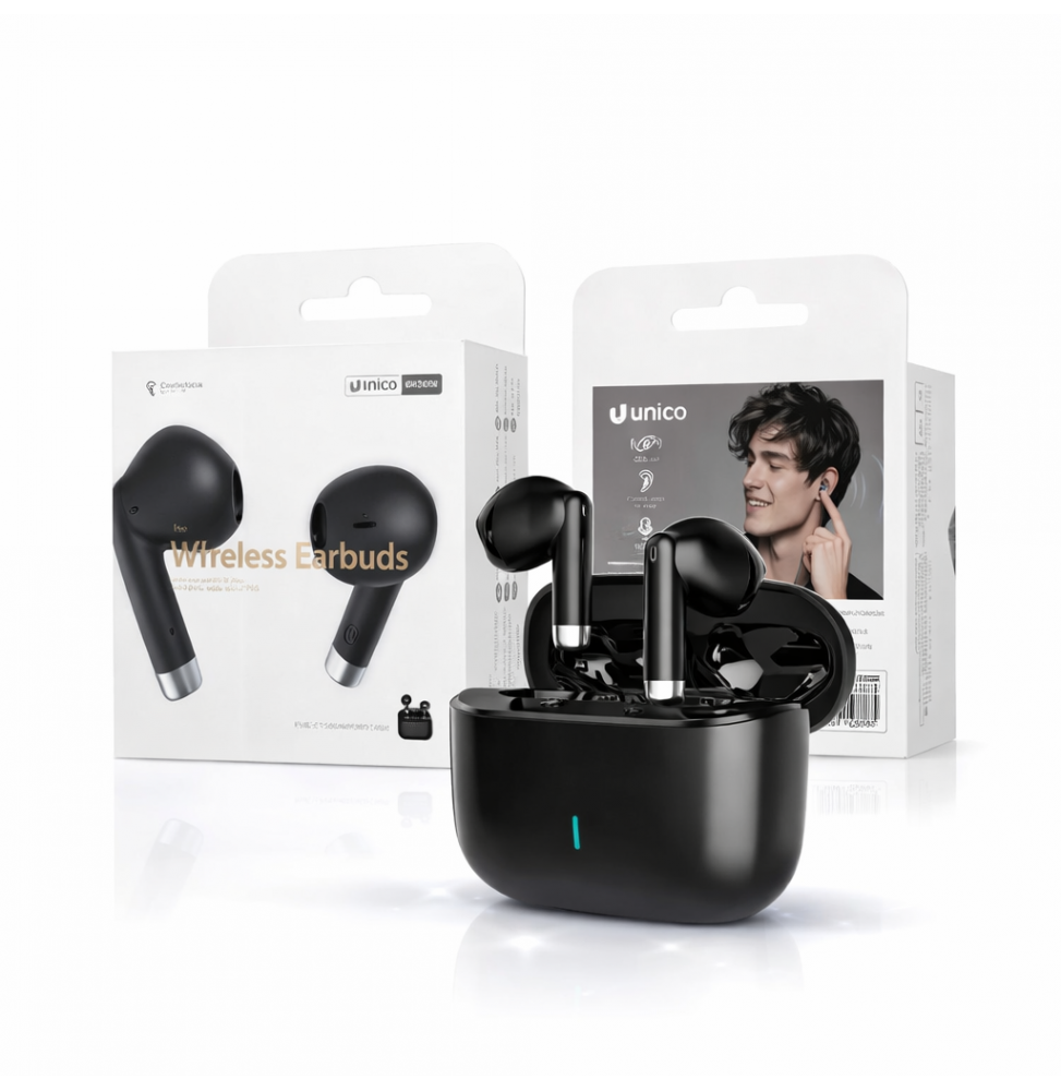 Unico EP2808 Cuffie Auricolari Wireless Bluetooth® 5.3 Sport Iphone Xiaomi Samsung
