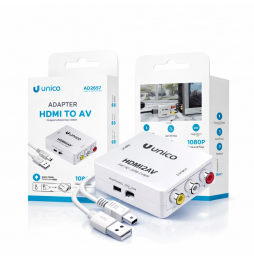 Unico Adattatore Convertitore da HDMI a RCA...