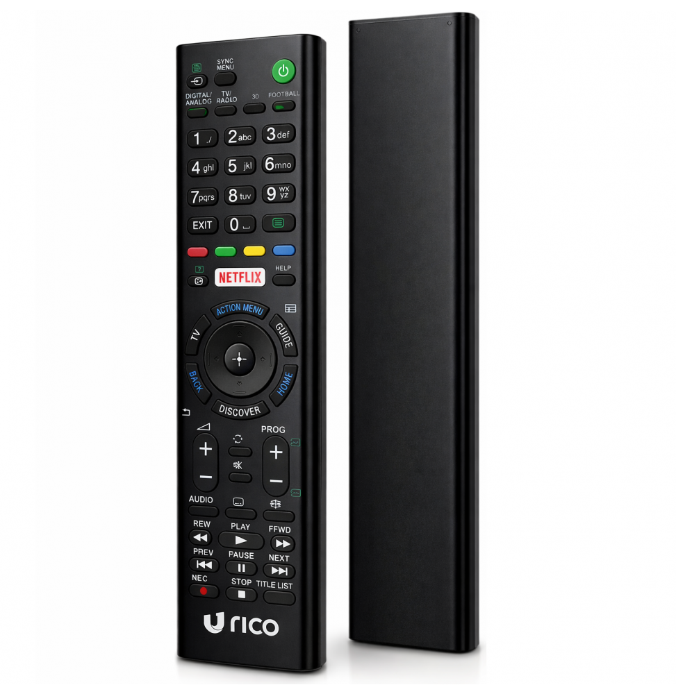 Unico Telecomando Compatibile TV Sony Pronto All'uso Pile Incluse Ricambio Smart