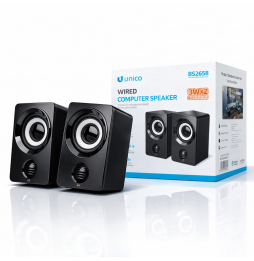 UNICO BS2658 Casse Altoparlanti PC Stereo 6W...
