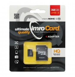 Imro Scheda di Memoria MicroSD 32GB 100MB/s...