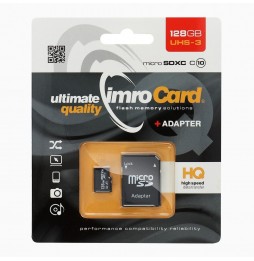 Imro Scheda di Memoria MicroSD 128GB 100MB/s...