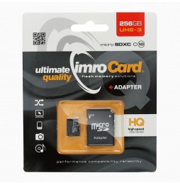 Imro Scheda di Memoria MicroSD 256GB 100MB/s...