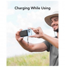 Veger MagOn Powerbank 10000 mAh MagSafe PD 20W Ricarica Induttiva Wireless Nero