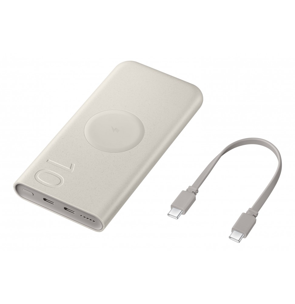 Samsung EB-U2510 Powerbank 10000mAh Super Fast Charge 25W Induttivo Qi Beige