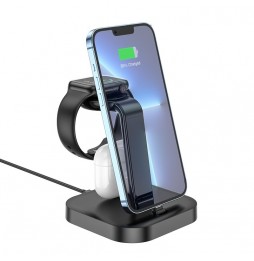 Hoco CW43 Caricabatterie 3 in 1 iPhone Apple...