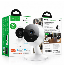 Hoco D3 Telecamera Interni 3MP 2K WiFi Visione...