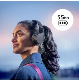 Philips TAH4209 Cuffie Wireless Bluetooth 5.3 Over-Ear 55 Ore Bianco