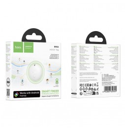 Hoco E93A Localizzatore Smart Compatibile Google Trova il mio dispositivo Bianco