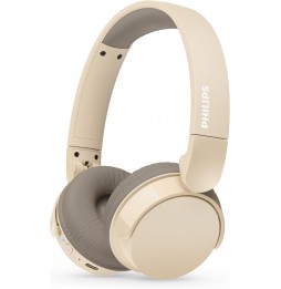 Philips TAH3209 Cuffie Wireless Bluetooth 5.3 On-Ear 25 Ore Multipoint Beige