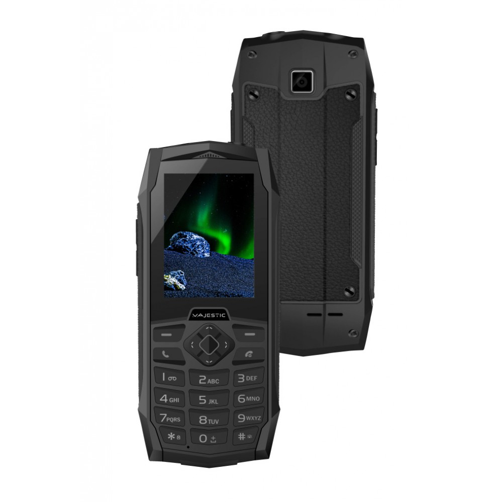 New Majestic Tank Telefono Cellulare Work Robusto IP68 Dual Band 2.4" 2000mAh