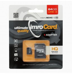 Imro Scheda di Memoria microSD 64GB 100MB/s...