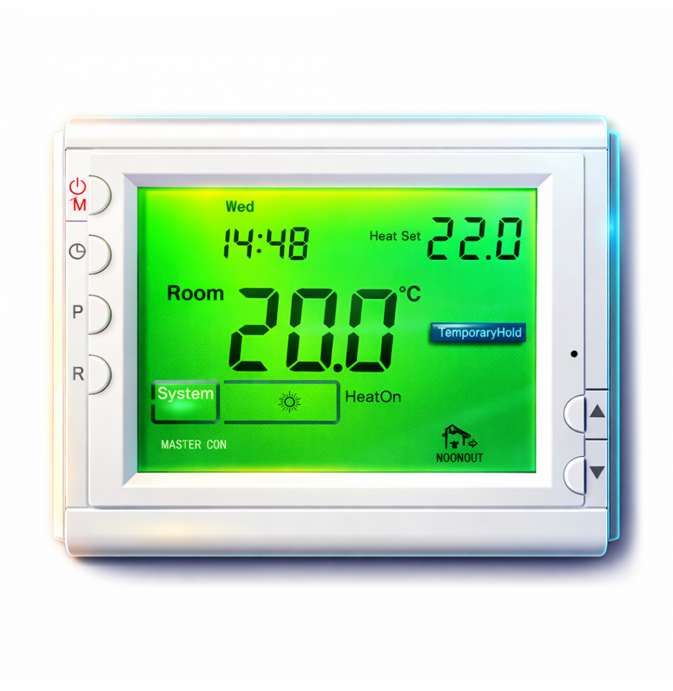 Bravo Cronotermostato Wireless Parete Wifi App Smartphone Display 3.8''