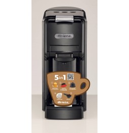 Ariete 1304 Macchina Caffè Capsule Nespresso DolceGusto A Modo Mio Cialde Polvere