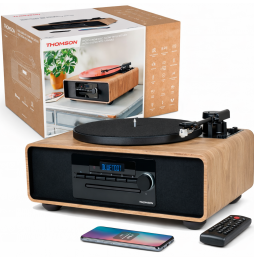 Thomson MIC300TT Stereo Hi-Fi 60W Giradischi...