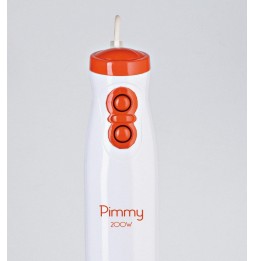 Ariete 881 Pimmy Frullatore Immersione 200W Gambo Acciaio Inox 2 Velocità Bianco