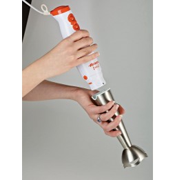 Ariete 881 Pimmy Frullatore Immersione 200W Gambo Acciaio Inox 2 Velocità Bianco
