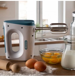 Ariete 1545 Sbattitore Breakfast 450W 5 Velocità Con Fruste E Ganci Bianco