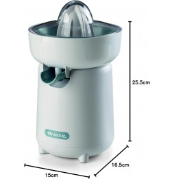 Ariete 417 Spremiagrumi Breakfast 40W Doppio Cono Beccuccio Antigoccia Bianco