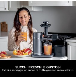 Ninja JC151EU Estrattore di Succo a Freddo Cold Press 150W 2Filtri Caraffa 700ml
