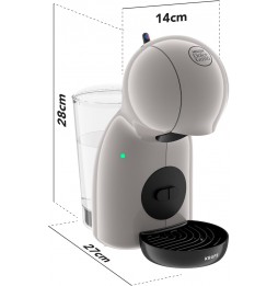 Krups Nescafé Dolce Gusto Piccolo XS Macchina Caffè Capsule 15 Bar 1500W Tortora