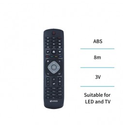 Unico Telecomando Compatibile TV Philips Pronto All'uso Pile Incluse Ricambio