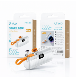 Unico Mini Power Bank 5000mAh Porta Lighting...