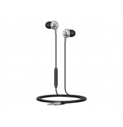 Unico EP1213 Cuffie Auricolari In-Ear Con Microfono Bassi Profondi E Potenti Filo Nero