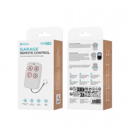 Unico Telecomando Universale Garage Cancello 433MHz 4 Tasti Bianco