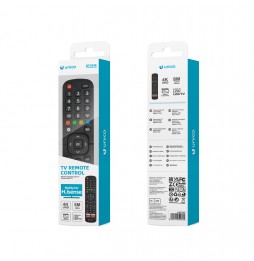 Unico Telecomando Universale Per TV Hisense LCD LED Nero Distanza 8m ABS