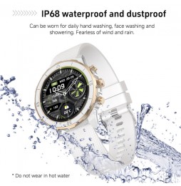Unico Smartwatch SW2213 Bianco Gold Chiamata HD 1.27'' Cardio Sport 100+ Modalità