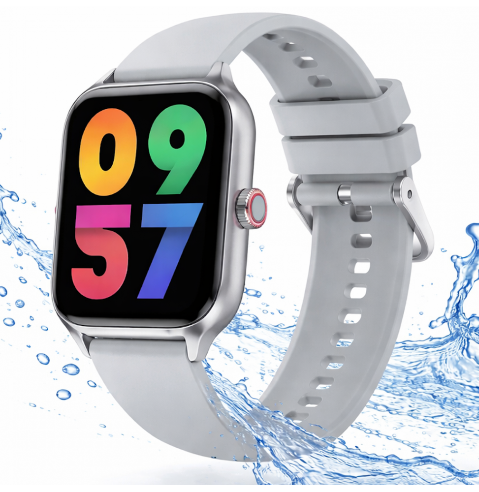 Unico SW2214 Smartwatch Pro Max Chiamate BT Silver 2.01" LED Cardio IP65