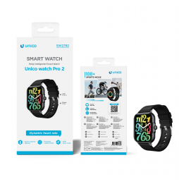 Unico Smartwatch Pro2 SW2782 Black 1.83" LED Chiamate BT Cardio 100+ Sport 22mm