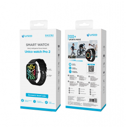 Unico Smartwatch Pro2 SW2782 Black 1.83" LED Chiamate BT Cardio 100+ Sport 22mm