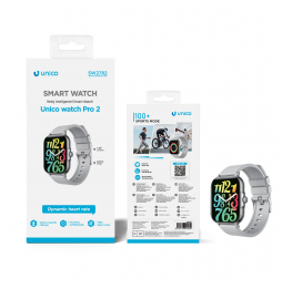 Unico Smartwatch Pro2 SW2782 Silver 1.83" LED Chiamate BT Cardio 100+ Sport 22mm