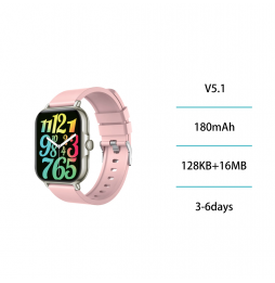Unico Smartwatch Pro2 SW2782 Oro 1.83" LED Chiamate BT Cardio 100+ Sport 22mm