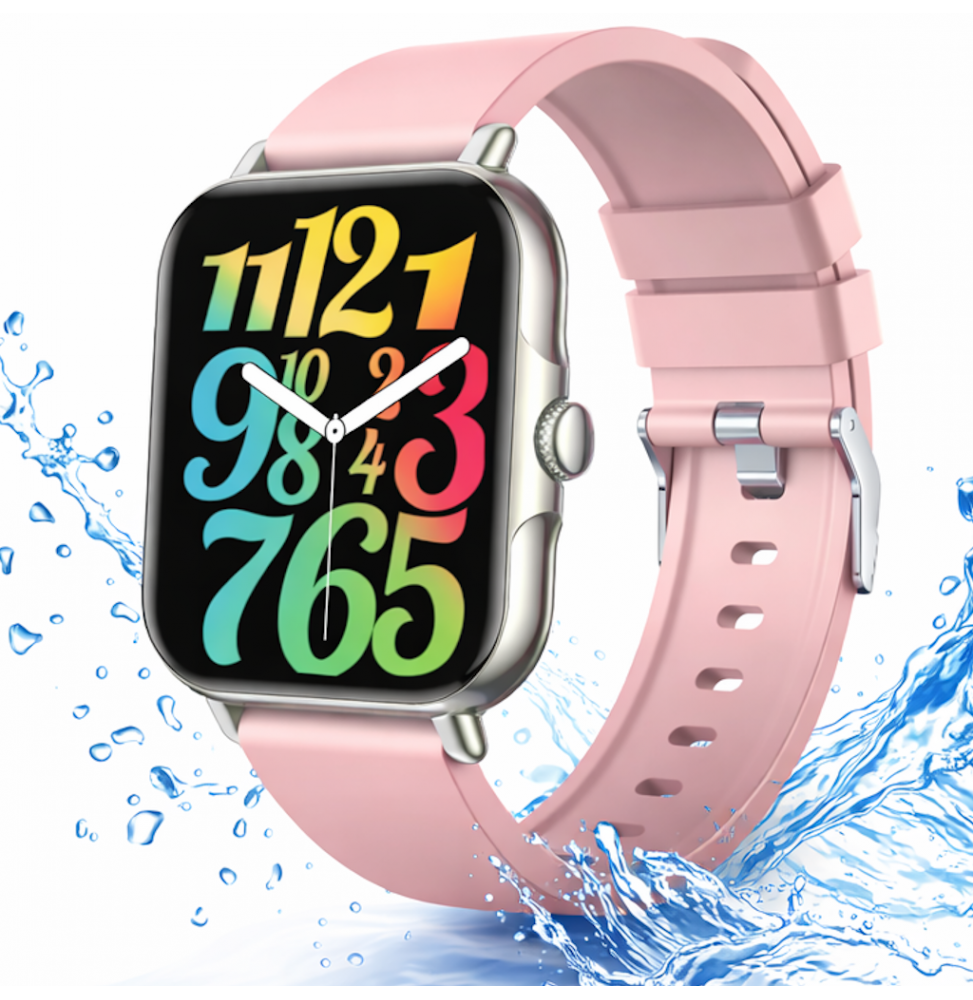Unico Smartwatch Pro2 SW2782 Oro 1.83" LED Chiamate BT Cardio 100+ Sport 22mm