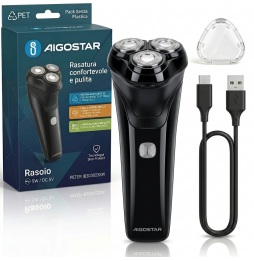 Aigostar Rasoio Elettrico Testina 3D Lame...