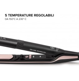 Imetec Bellissima Creativity Ion Piastra Diamond Cheratina Liscia o Mosso 150-230