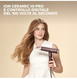 Imetec Bellissima Ceramisonic Asciugacapelli Digitale Ion Ceramic Hi-Pro 1700W