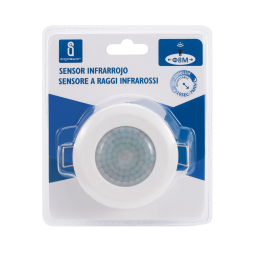 Aigostar Sensore di Movimento Infrarossi Incasso Soffitto 360° IP20 Bianco