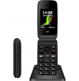 Majestic Sileno 42 Flip BK Telefono Anziani...