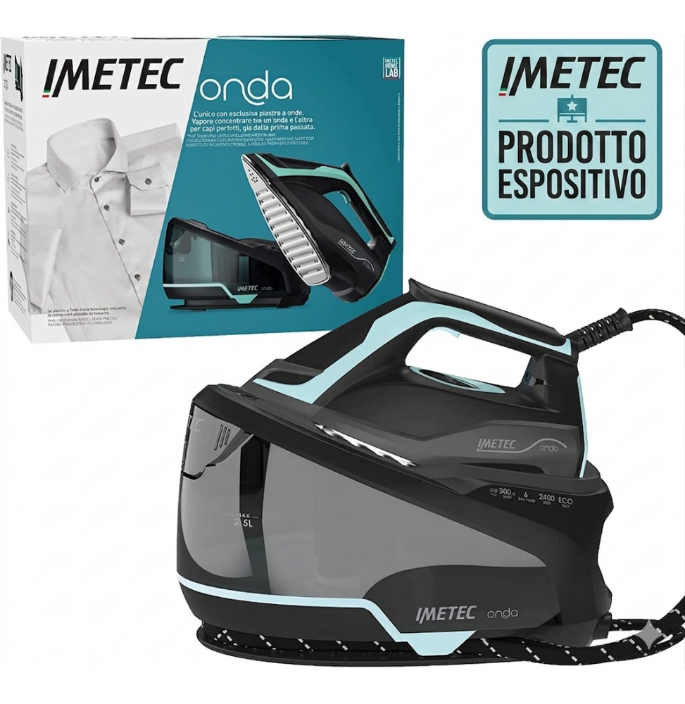 Imetec Onda P1 Sistema Stirante Caldaia No Stop 300g 2400W Serbatoio 2.5L